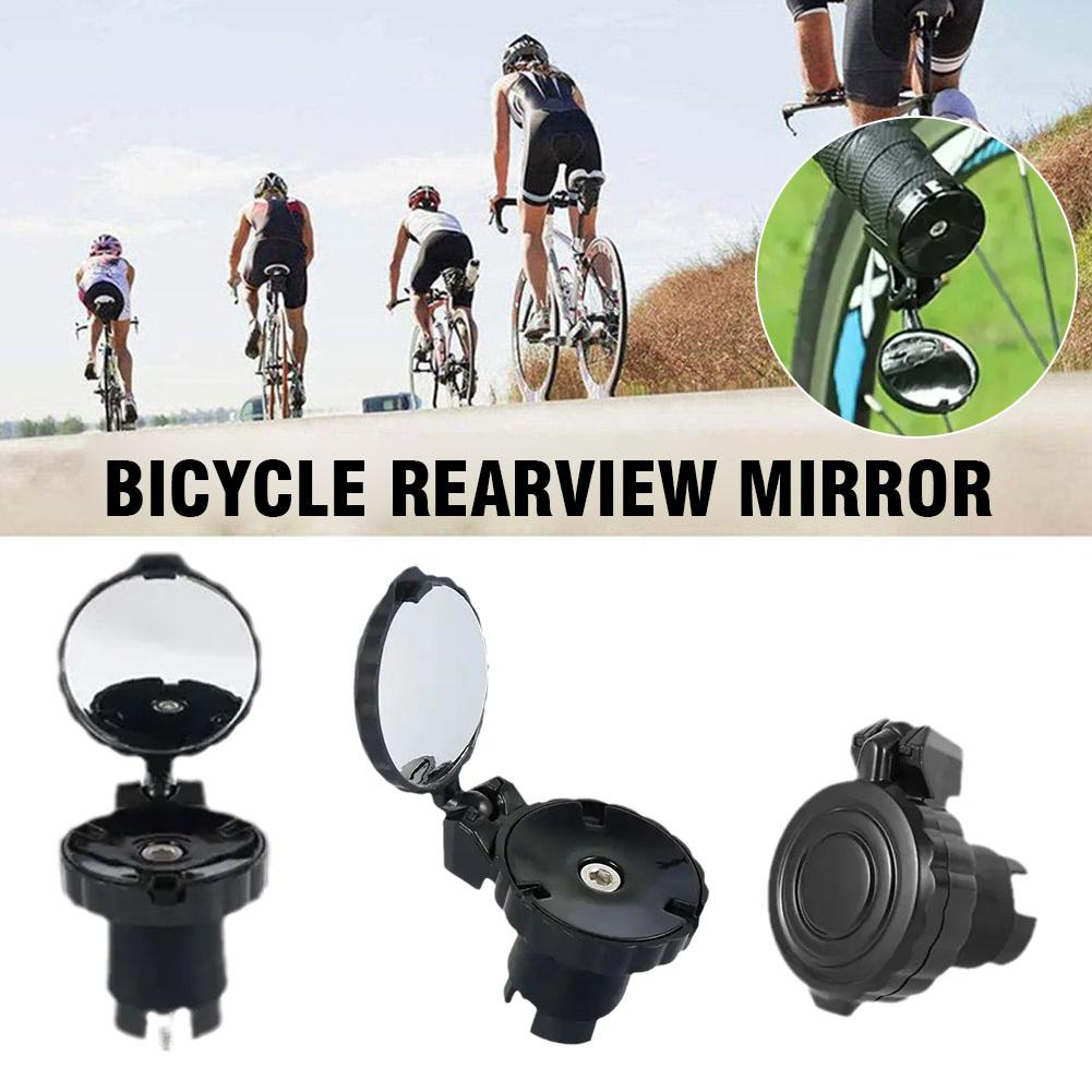 Mirror Handlebar Convex - 自転車ハンドルバーバックミラー – ロードバイク＆マウンテンバイク用高精細アクリル凸面鏡、アウトドアライディングアクセサリー