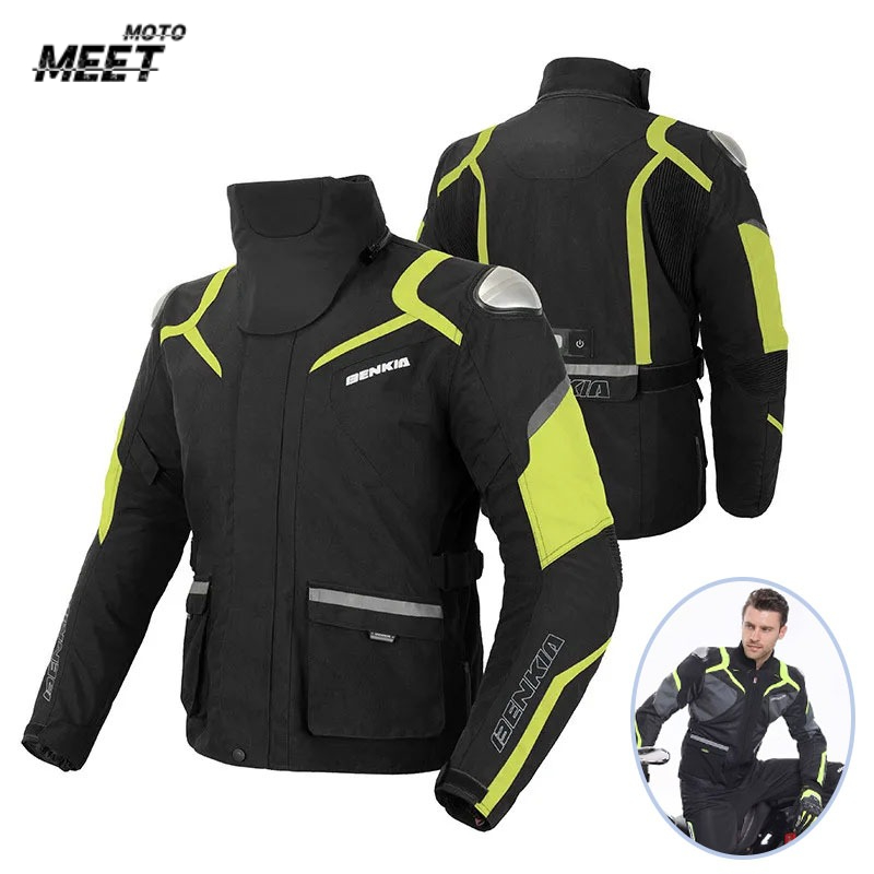 Cycling Commute Jacket - オートバイジャケット防寒防水暖かいモトクロスサイクリングジャケット男性女性バイクオーバーコートオフロードチャケータ