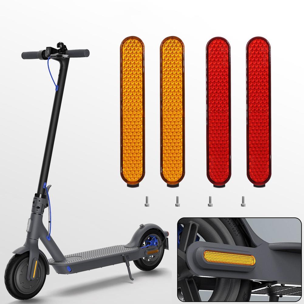 Spoke Reflector Set - Xiaomi M365およびpro2スクーター用の安全反射板,サイドデコラティブカバー,反射ストリップ,ネジスタイル