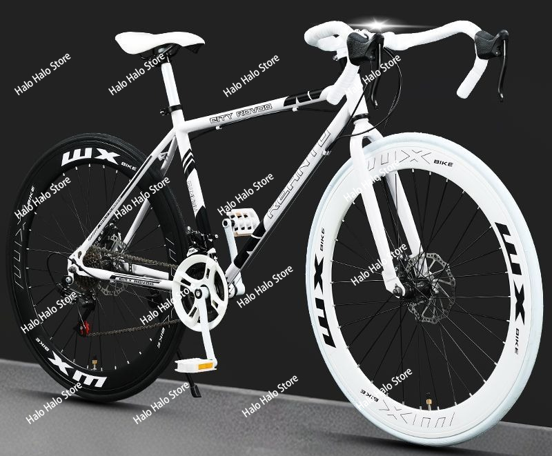 Commuting With Road Bike - 固定ギア ロードバイク 軽量ドロップバー ソリッドタイヤ 通勤 シングルスピード