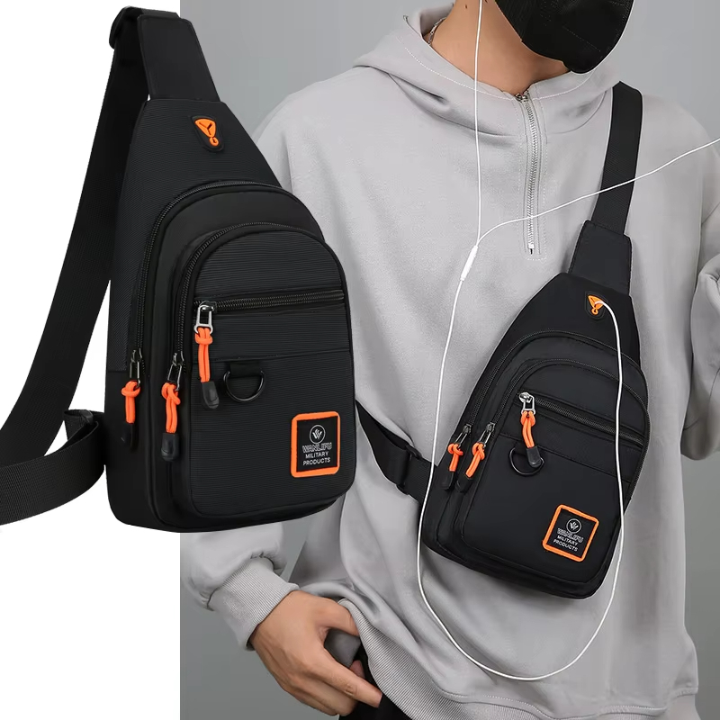 Cycling Commute Bag - メンズレジャーアウトドアハイキングバイクショルダーバッグ防水スポーツクロスボディバッグ旅行バックパックメンズチェストバッグショルダーバッグ