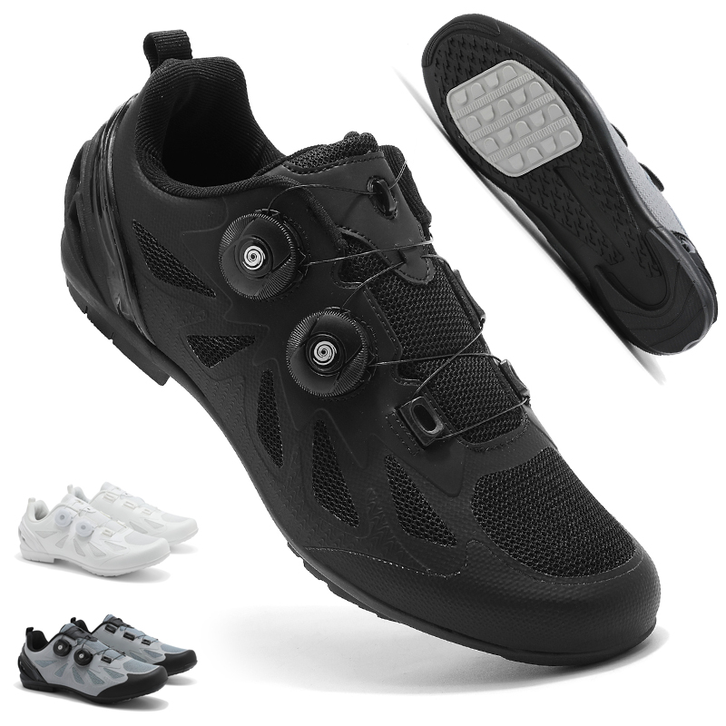 Cycling Commuter Shoes - メンズ・レディース用ノンロック式マウンテンバイクシューズ、クリートなしロードバイクシューズ、RBスピードノンクリートサイクリングシューズ、スニーカー、フラットペダルMTBシューズ