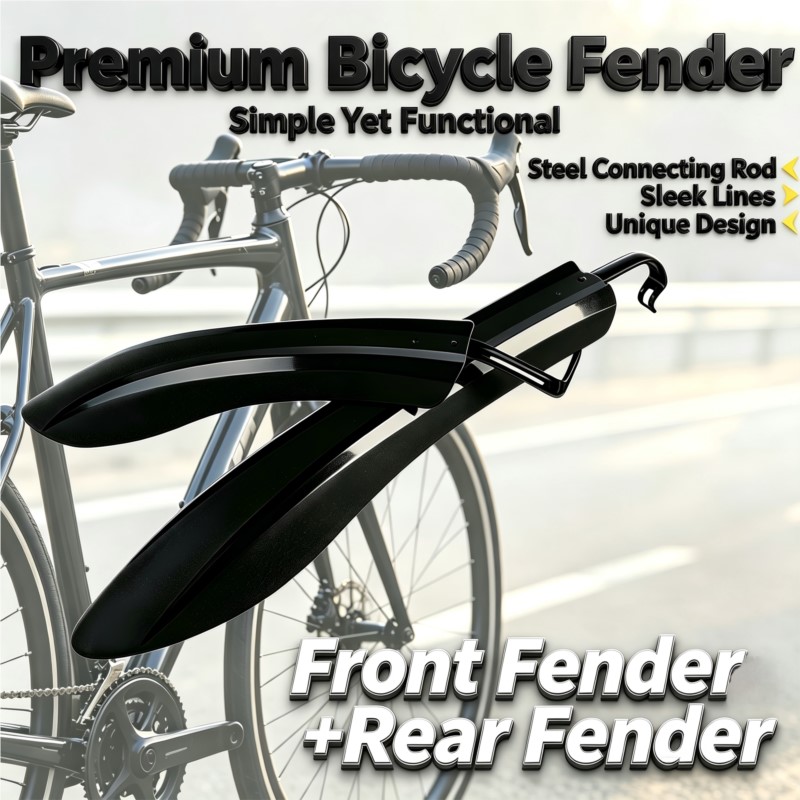 Fender Mudguard Set - ユニバーサルクイックリリースバイクフェンダーフロントリアマッドガードセットエクストラロングワイドスプラッシュガードMTBマウンテンロード自転車用
