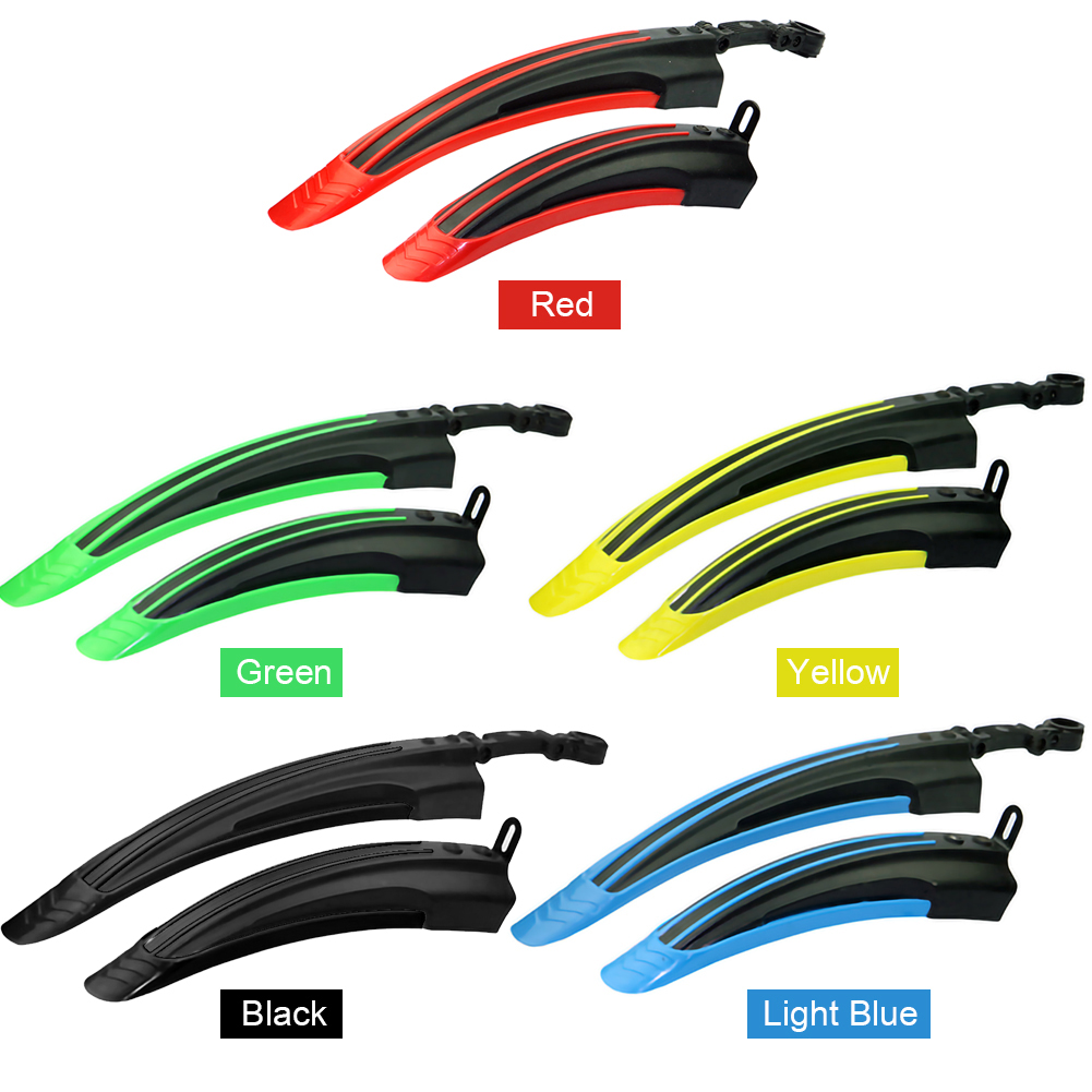 Fender Mudguard Set - マウンテンバイクのフロントとリアのマッドガードウィングセット,サイクリング用品,マウンテンバイク,自転車,2個