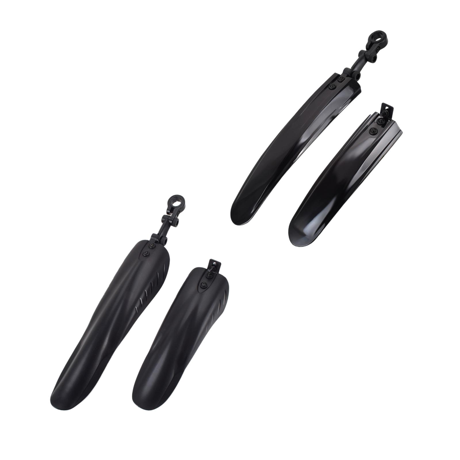 Fender Mudguard Set - 2 個の自転車フェンダーセット拡張防泥フロントリアマッドガードマウンテンロードバイク子供用子供用自転車屋外旅行乗馬用