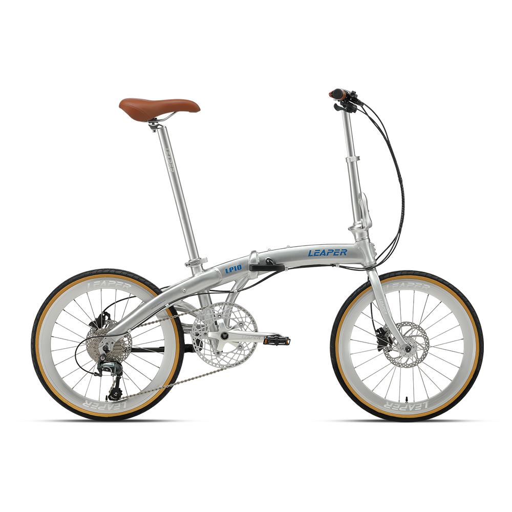 Commuter Biking - ブラウンレザー 新品 451mm アルミ合金製 シマノ油圧ディスクブレーキ 53T