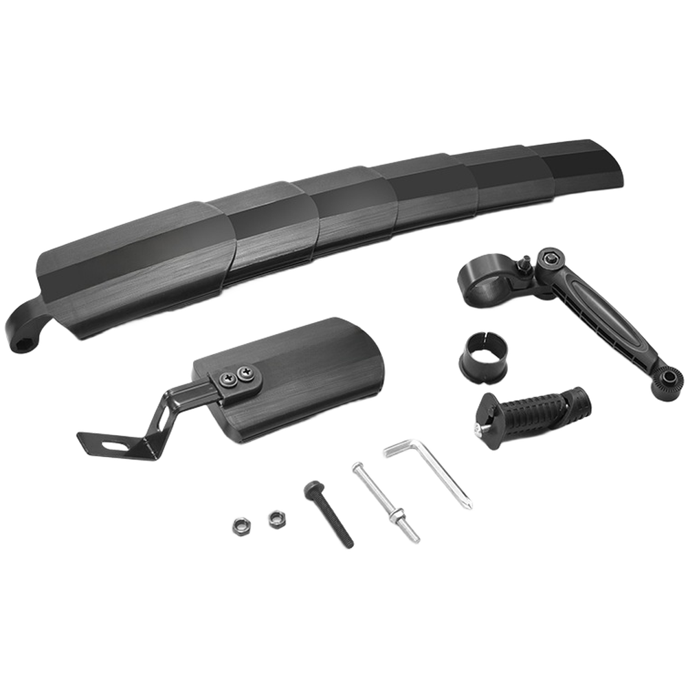 Fender Mudguard Set - 調整可能な伸縮式バイク用フェンダーセットマウンテンロード自転車マッドガード自転車部品簡単な取り付け