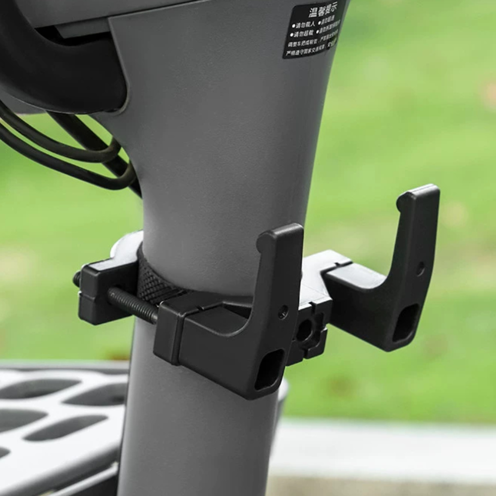 Cycling Commute Bag - フック付きオートバイヘルメットアクセサリー収納バッグハンガーフックホルダー（電動バイク、自転車、スクーター用）
