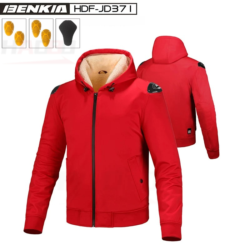 Cycling Commute Jacket - BENKIA オートバイ女性サイクリングジャケット男性四季防水防風暖かいアンチドロップレーシング通勤機関車ジャケット