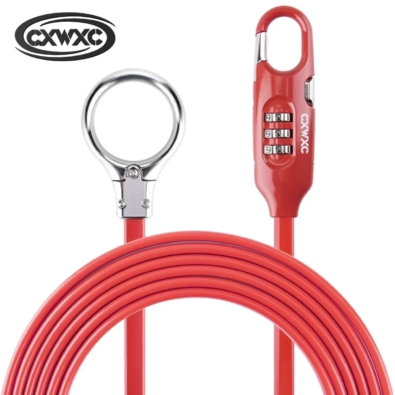ポータブル自転車ロック,耐久性のあるスチールワイヤーミニヘル - Cable Lock Flexible のレビューと価格