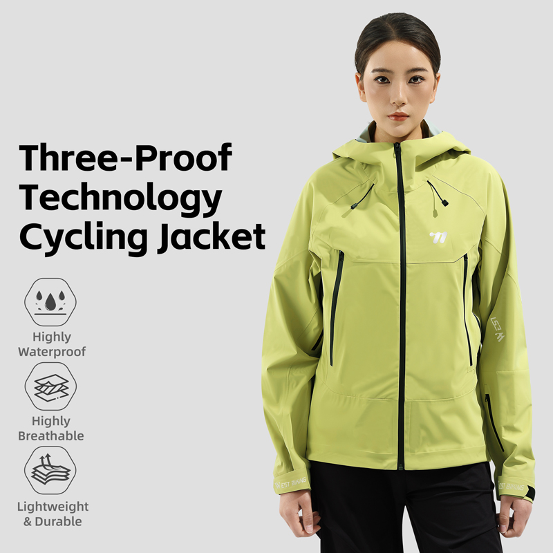 WEST BIKING サイクリングジャケット 防水 ウイン - Cycling Commute Jacket のレビューと価格