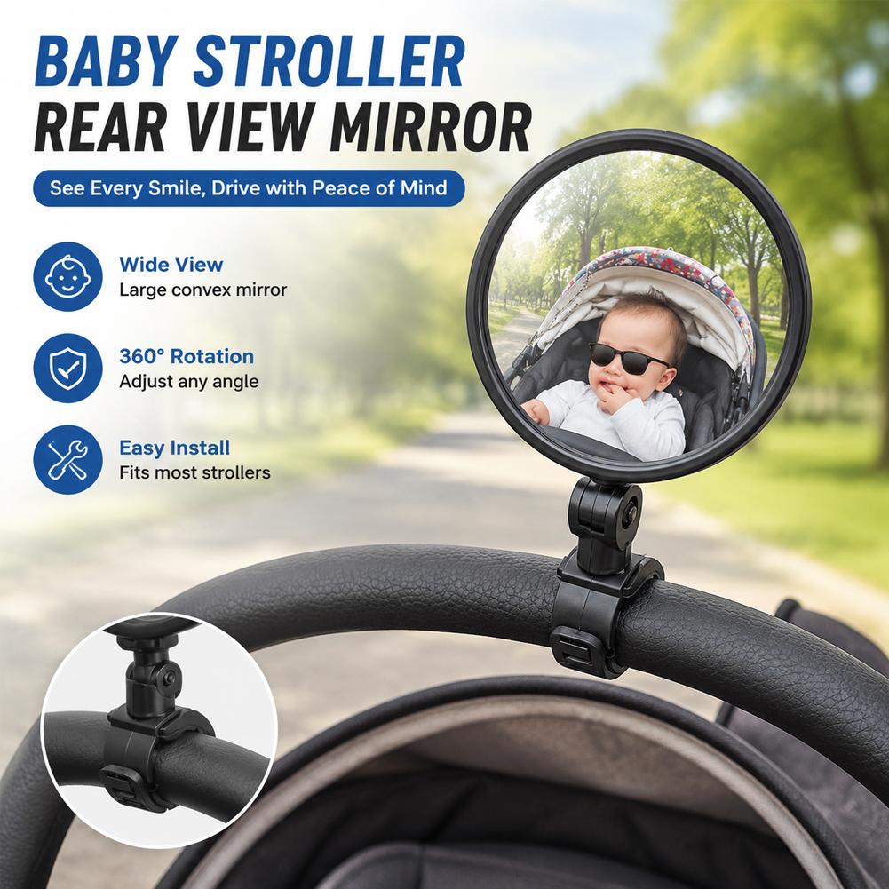 2 個自転車ミラー調整可能なハンドルバーリアビュー凸面アクリ - Mirror Handlebar Convex のレビューと価格