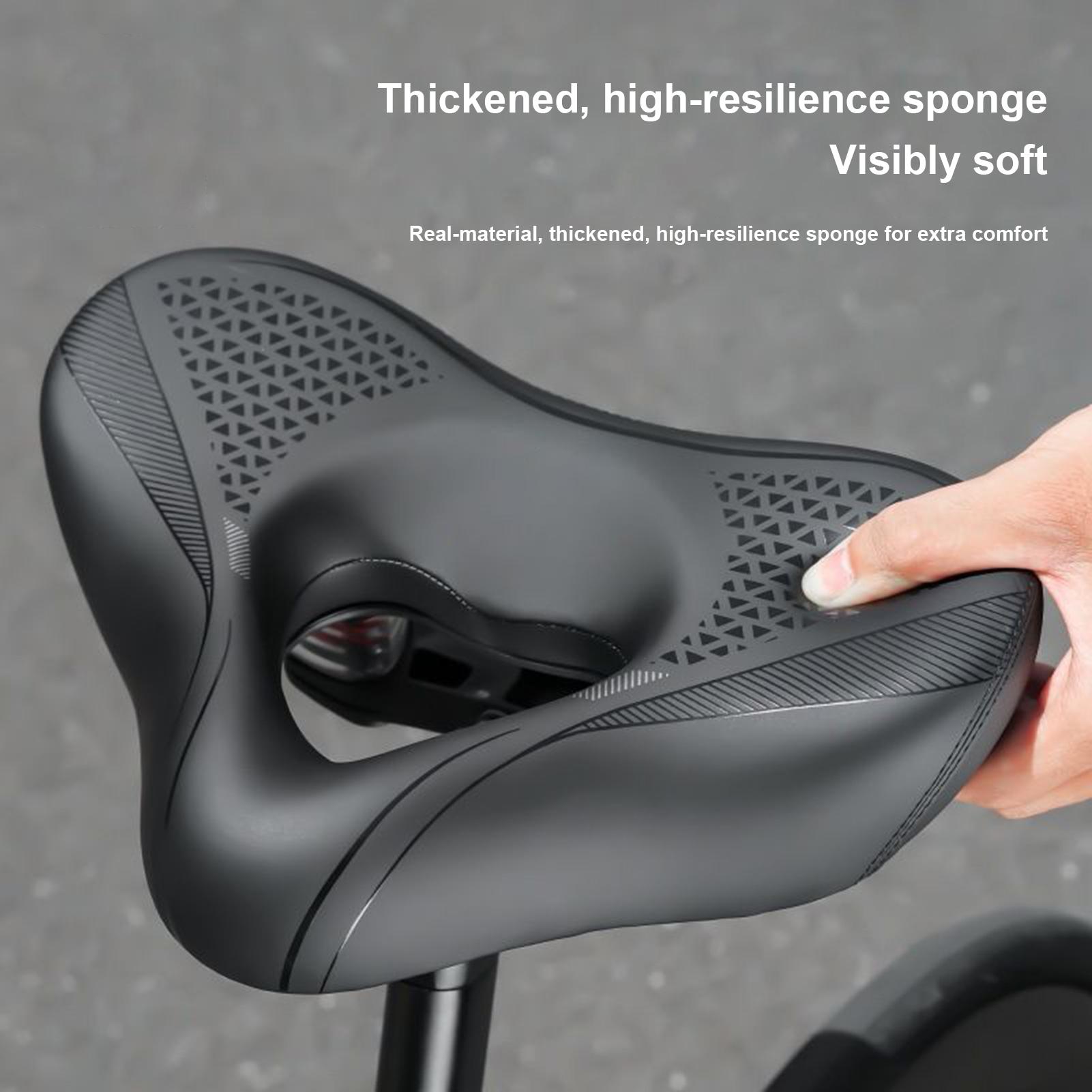 サイクルシートクッション 全天候型 滑り止め 幅広自転車シー - Cycling Commute Distance のレビューと価格