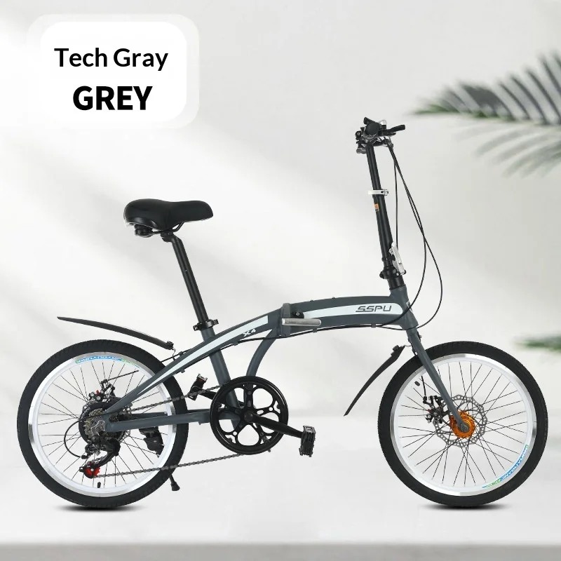 20インチ折りたたみ自転車 - 軽量アルミニウム合金製ポータ - Commuter Biking のレビューと価格
