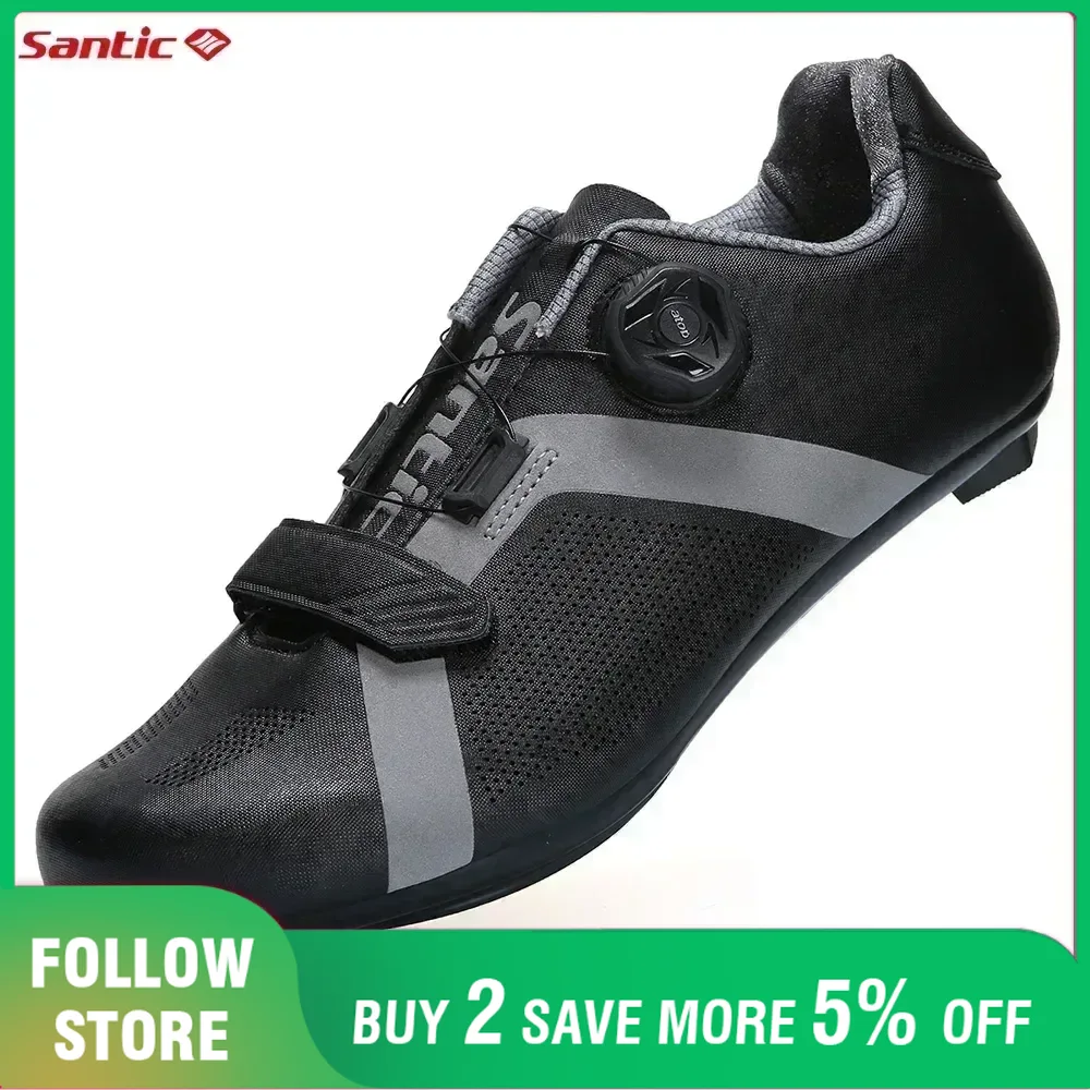 Santic-男性と女性のための快適なサイクリングシューズ, - Cycling Commuter Shoes のレビューと価格