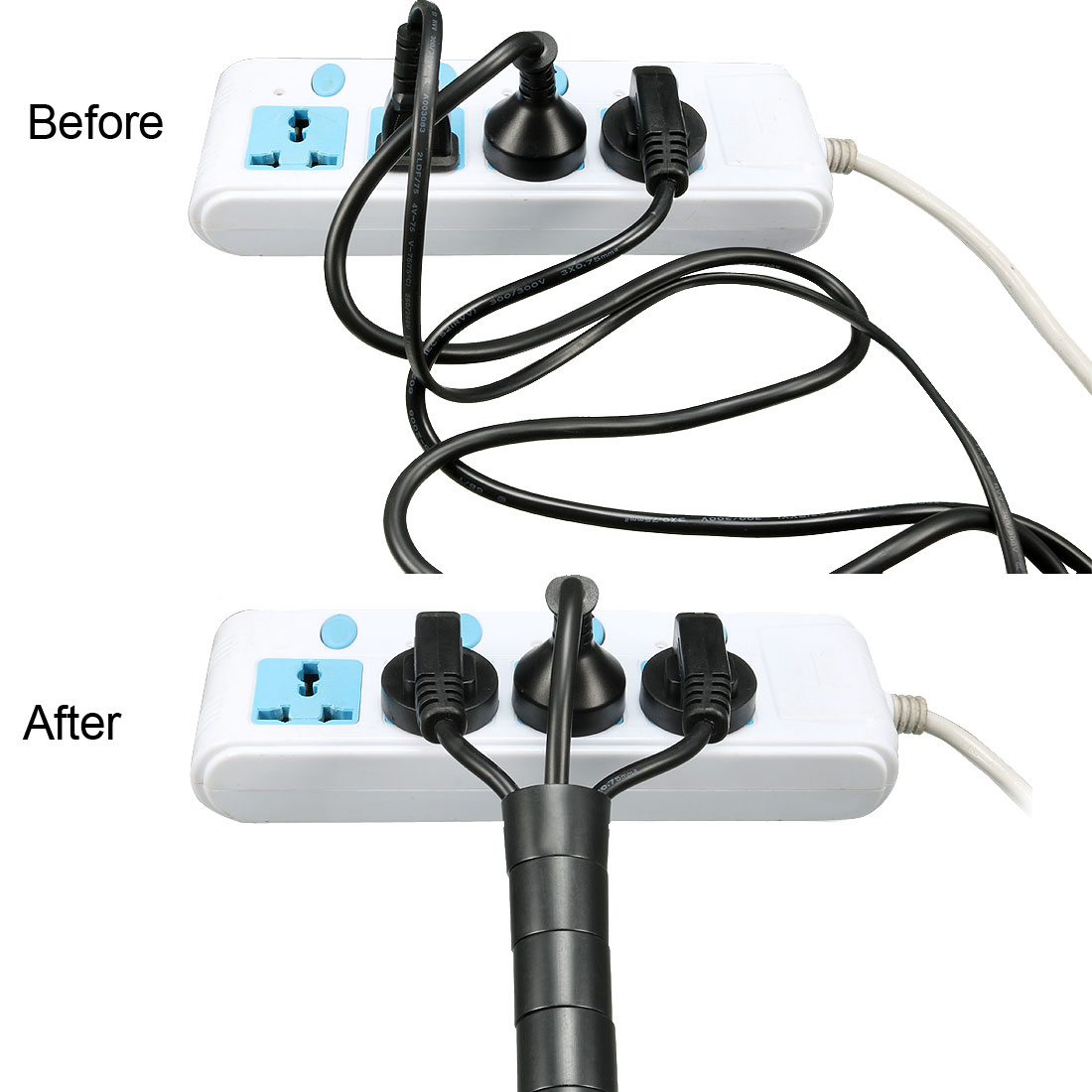柔軟なスパイラルケーブルオーガナイザー PE ポリエチレンチ - Cable Lock Flexible のレビューと価格