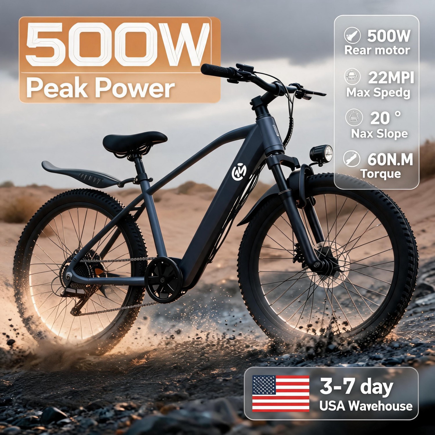 サイバーマンデー電動自転車、全地形対応電動自転車、競技グレー - Commuting With Road Bike のレビューと価格