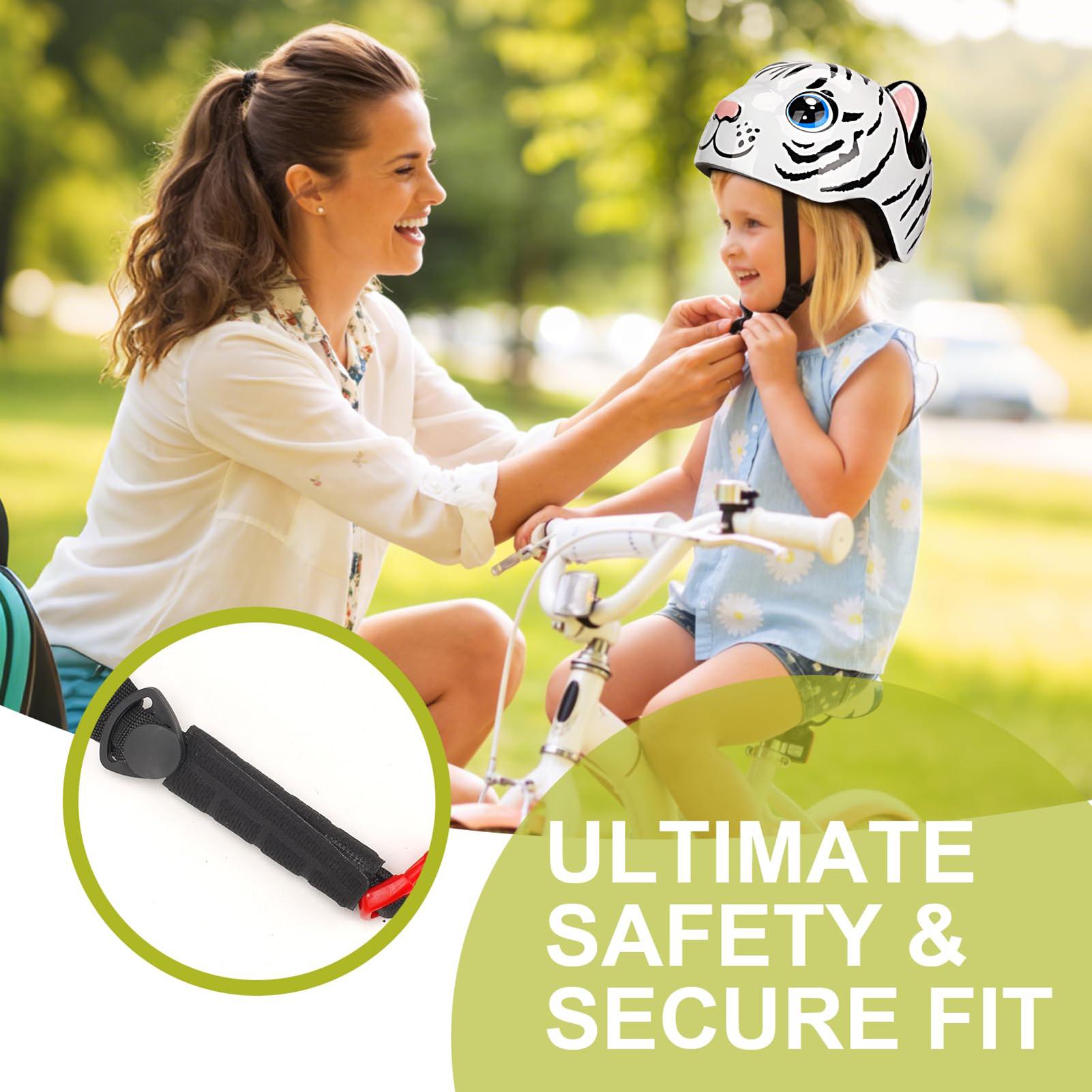 子供用ヘルメット タイガーパターン 調節可能なスクーターヘル - Commute Cycling Helmet のレビューと価格