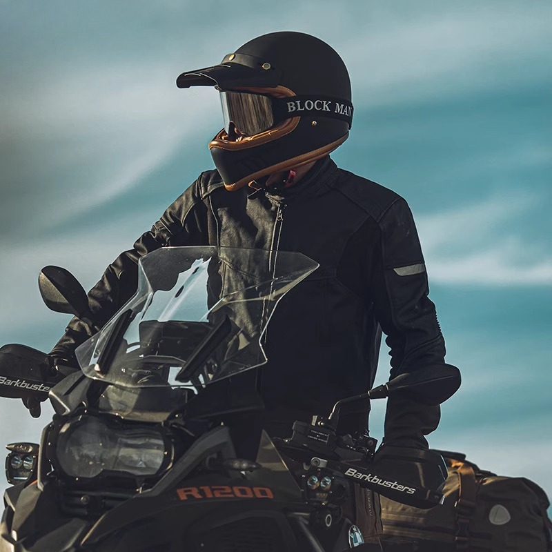 オートバイサイクリングスーツメンズ機関車レザージャケット落下 - Cycling Commute Jacket のレビューと価格