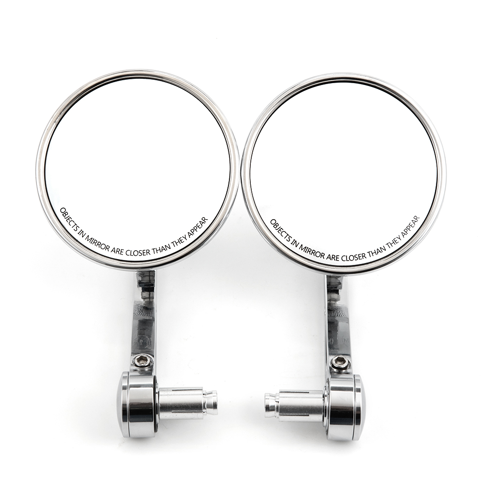 Evomosa オートバイ クローム コンベックス 7/8  - Mirror Handlebar Convex のレビューと価格