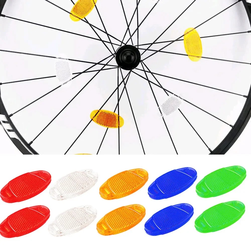 4 ピース/セット自転車マウンテンバイクスポークライト車のス - Spoke Reflector Set のレビューと価格