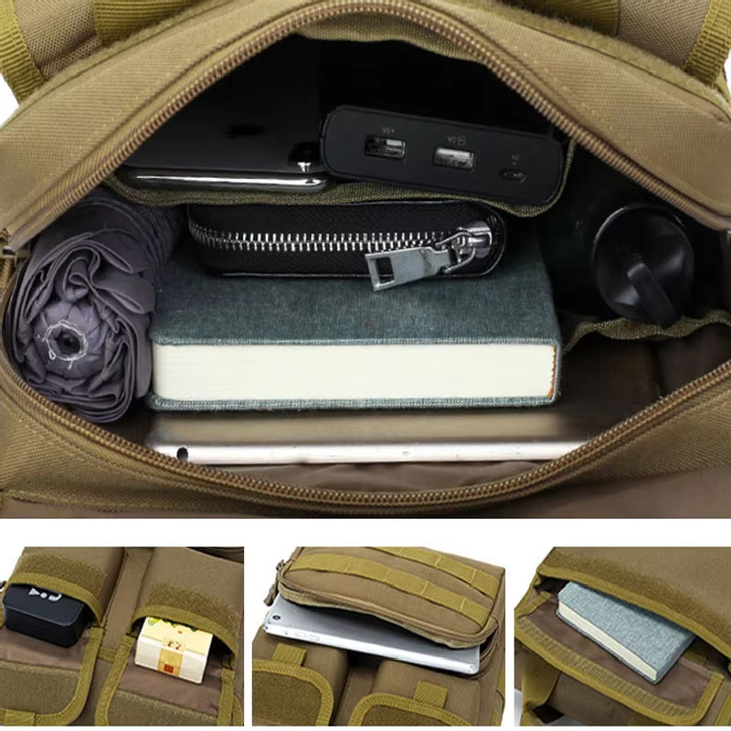 戦術的な男性ショルダーバッグアウトドア旅行スポーツハイキング - Cycling Commute Bag のレビューと価格