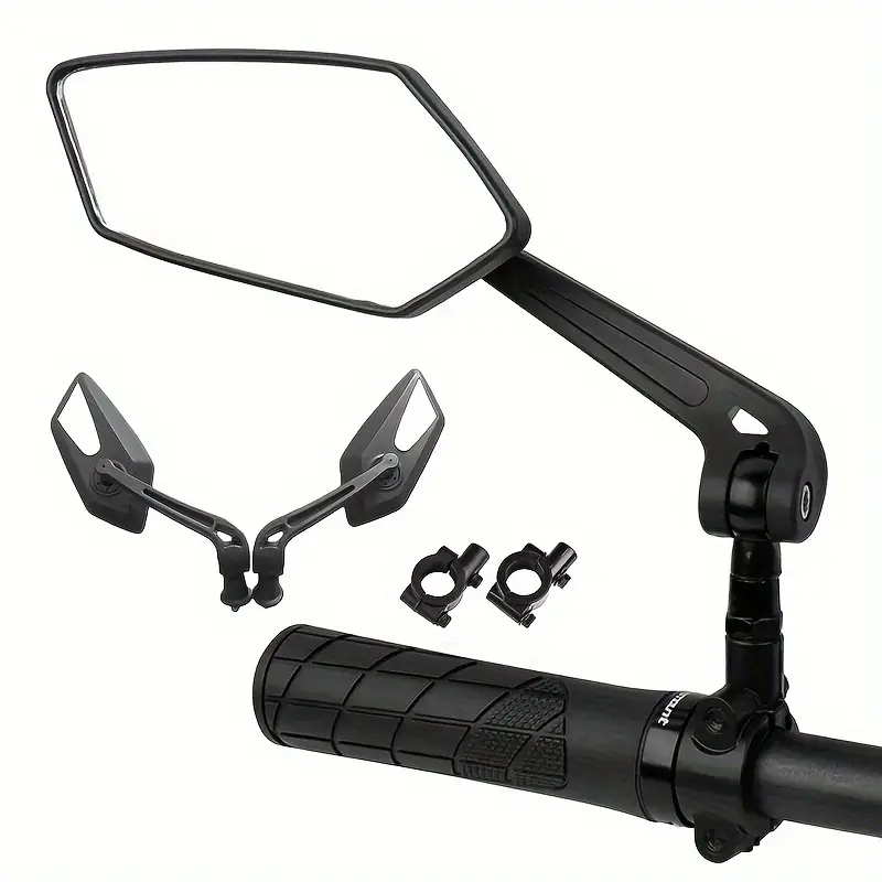 2個入り バイクハンドルバーミラー バックミラー バイクバー - Mirror Handlebar Convex のレビューと価格