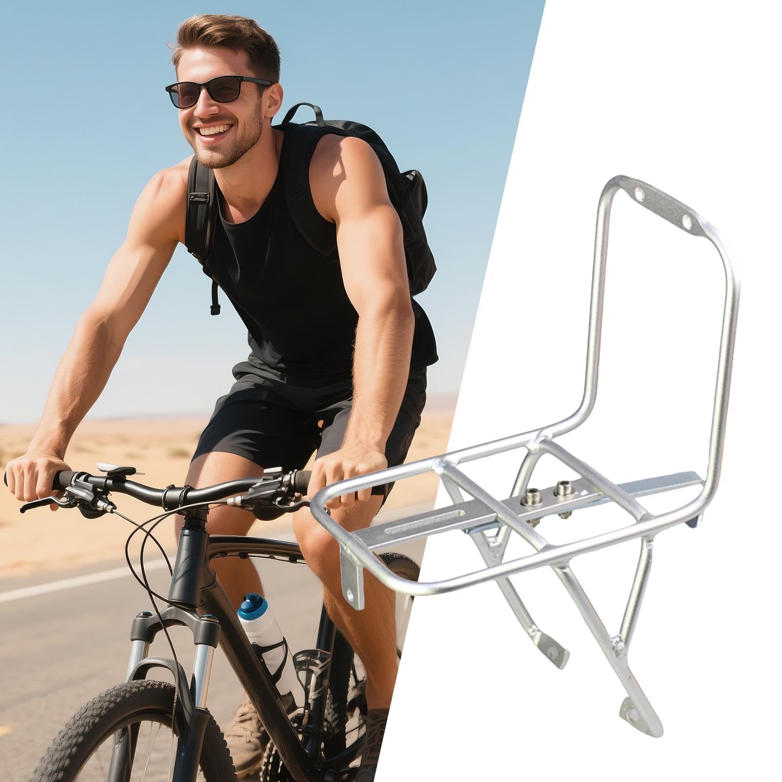 自転車フロントラック アルミ合金キャリア ヘビーデューティー - Cycling Commute のレビューと価格