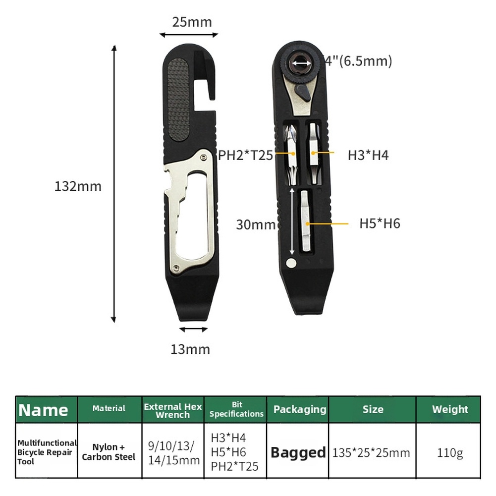通勤やサイクリングに実用的な、ラチェットレンチとタイヤレバー - Cycling Commute のレビューと価格