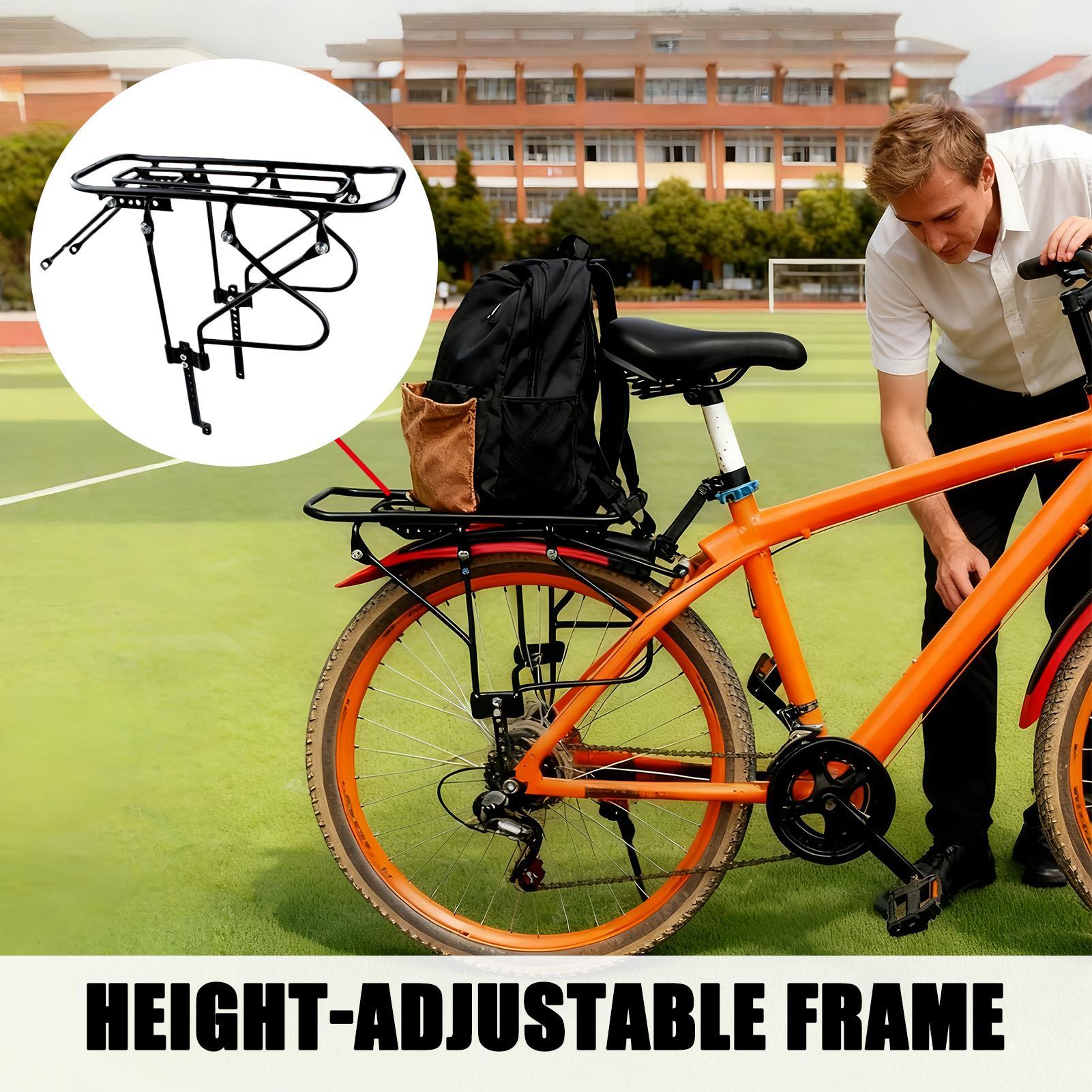リア自転車ラック 200kg 耐荷重 マウント調整可能 スチ - Cycling Commute のレビューと価格