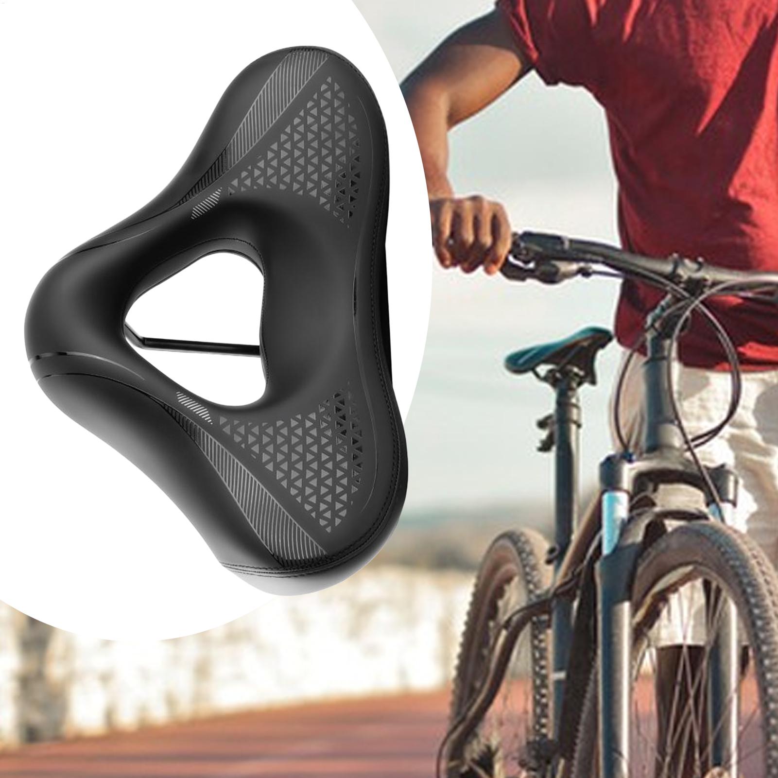 バイクシートクッション 快適な滑り止めサドル 中空バイクサイ - Cycling Commute Distance のレビューと価格