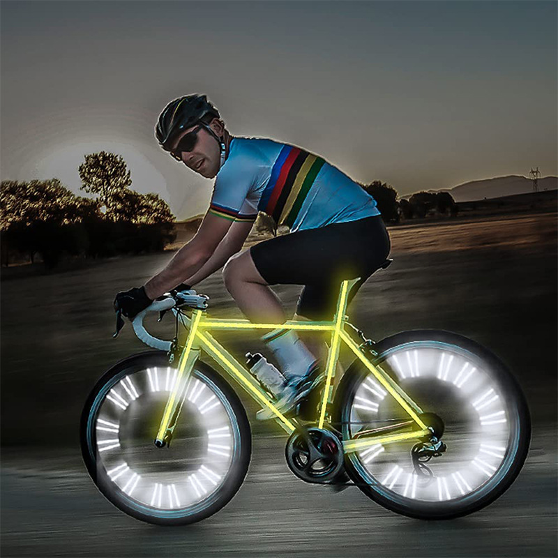 グリーン アウトライン バイク スポーク リフレクター セッ - Spoke Reflector Set のレビューと価格