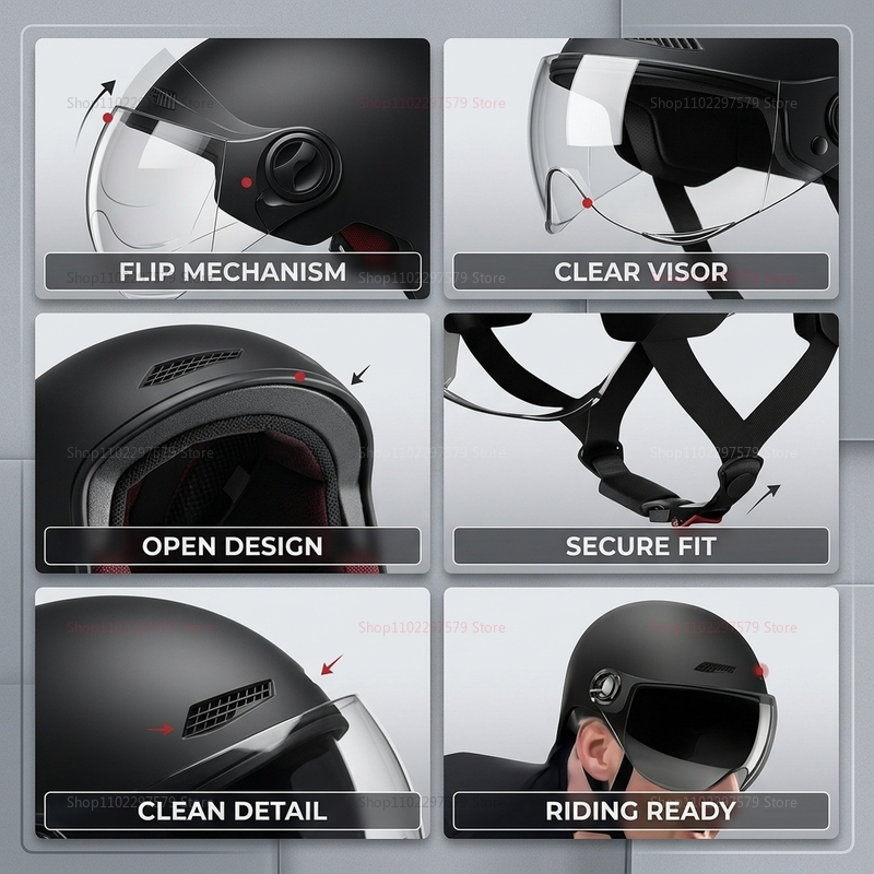 3C認定電動自転車ヘルメット 大人用バイクスクーターハーフヘ - Commute Cycling Helmet のレビューと価格