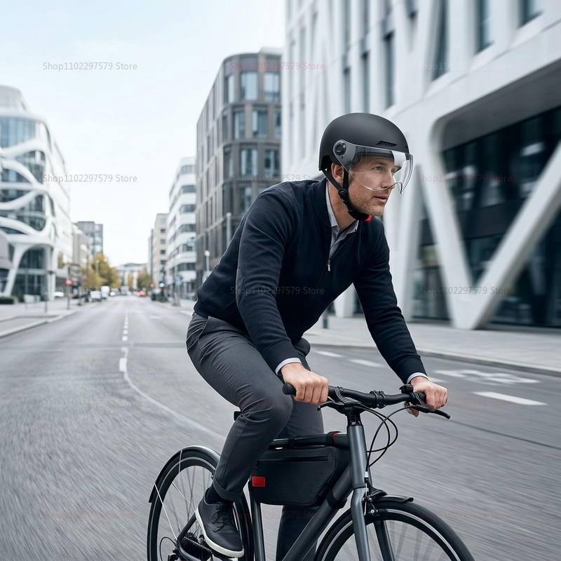3C認定電動自転車ヘルメット 大人用バイクスクーターハーフヘ - Commute Cycling Helmet のレビューと価格
