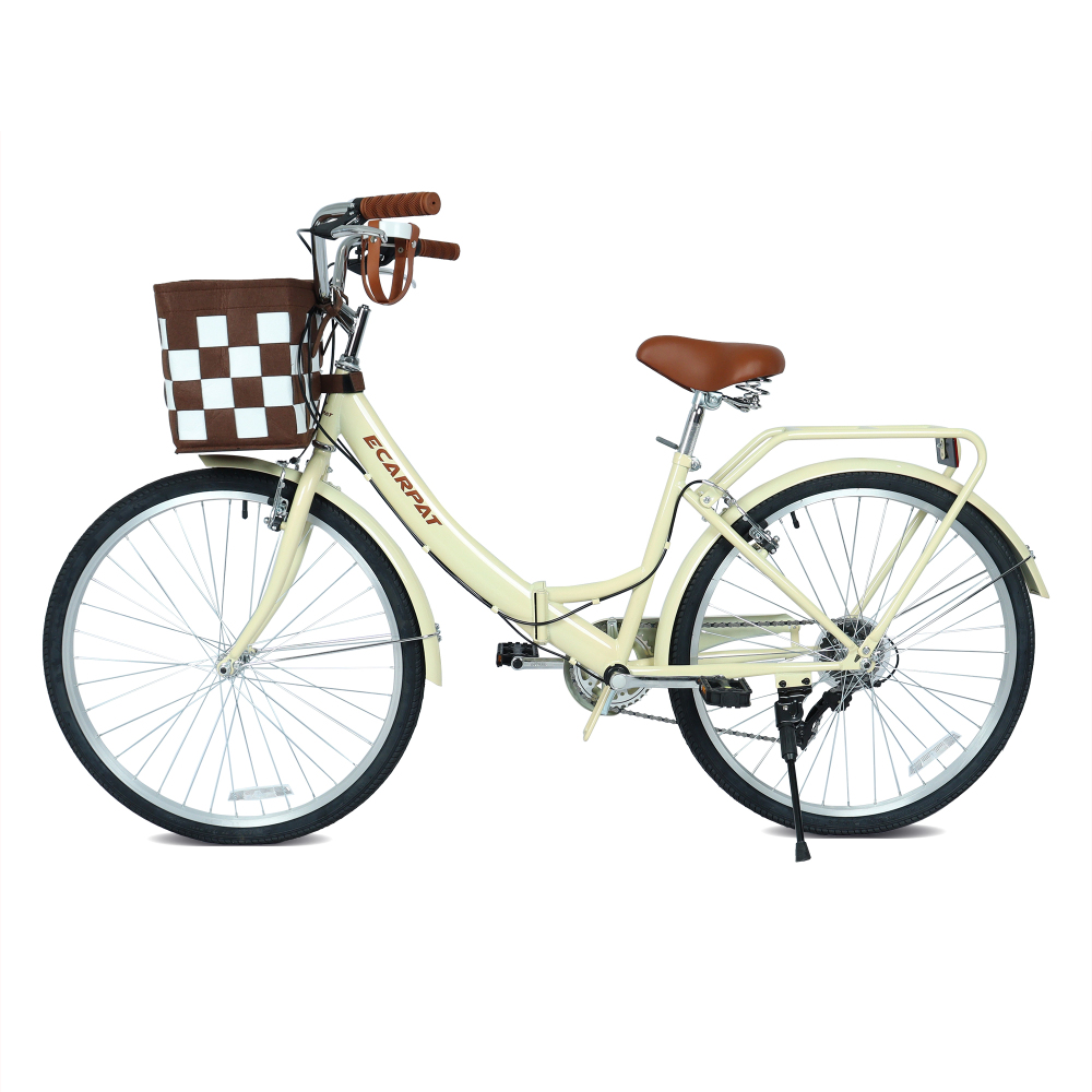 A26285B 26インチ折りたたみシティバイク、7段変速＆ - Commuter Biking のレビューと価格