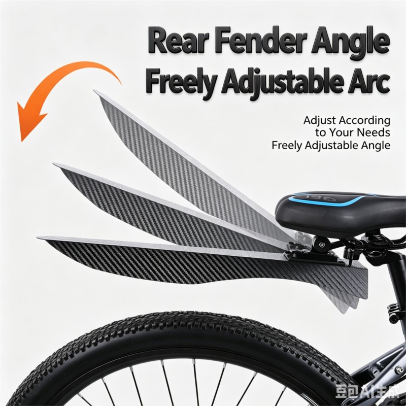 拡張ワイド調整可能バイクフェンダー前後セットクイックリリース - Fender Mudguard Set のレビューと価格