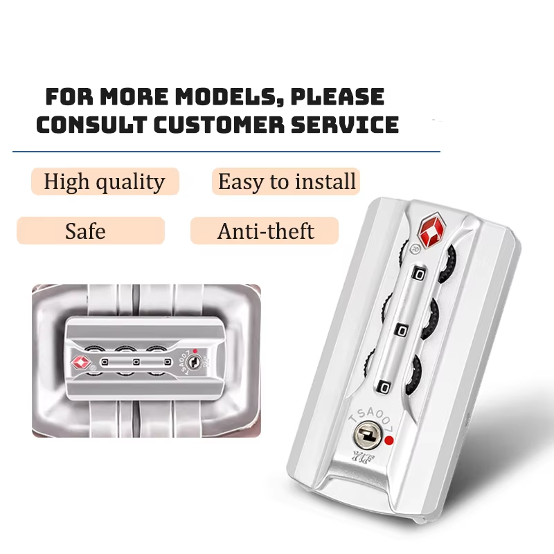 頑丈なTSA認証荷物ロック、柔軟なケーブル付きコンビネーショ - Cable Lock Flexible のレビューと価格