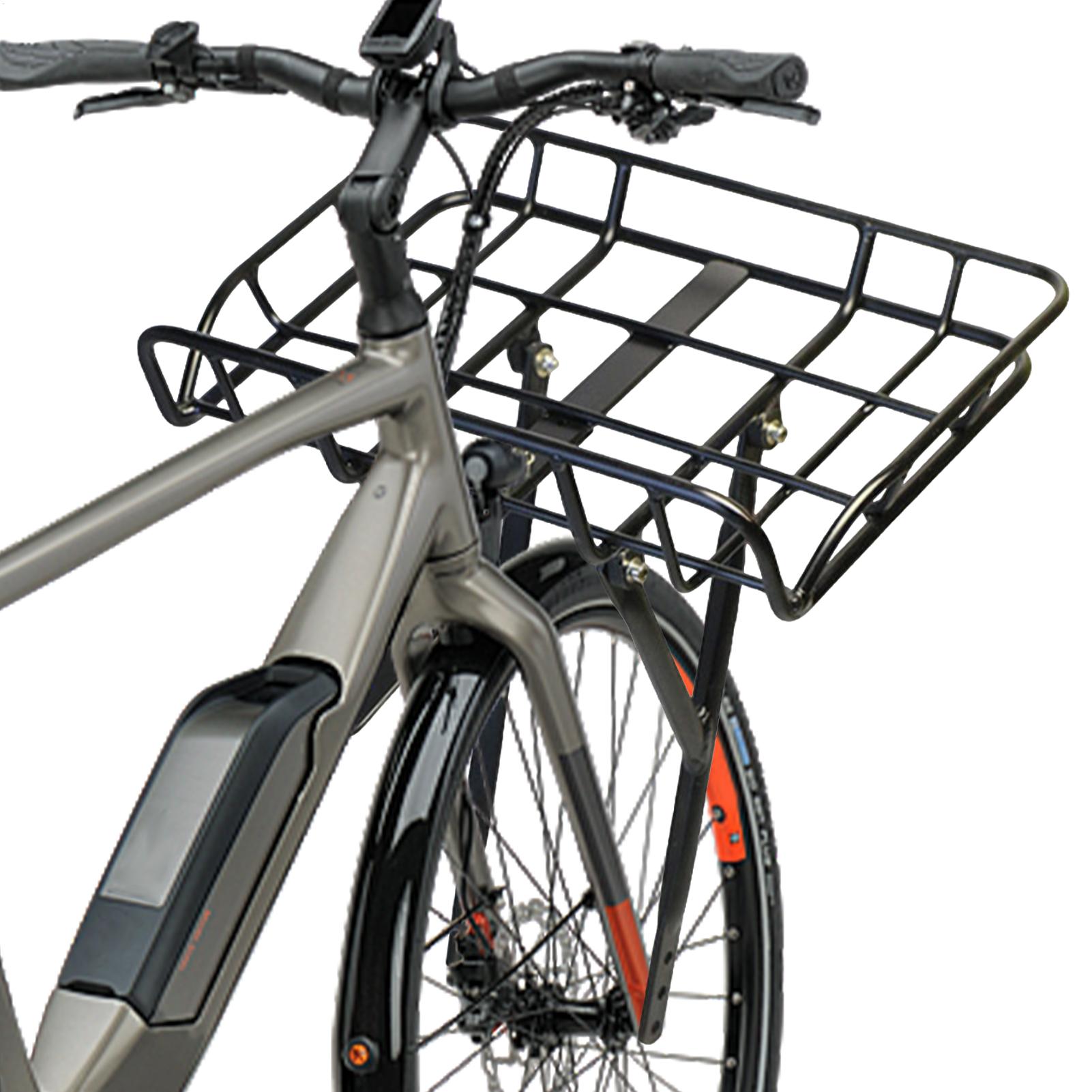 クイックリリース式フロントバイクバスケット 大容量メタルカー - Commuting With Road Bike のレビューと価格