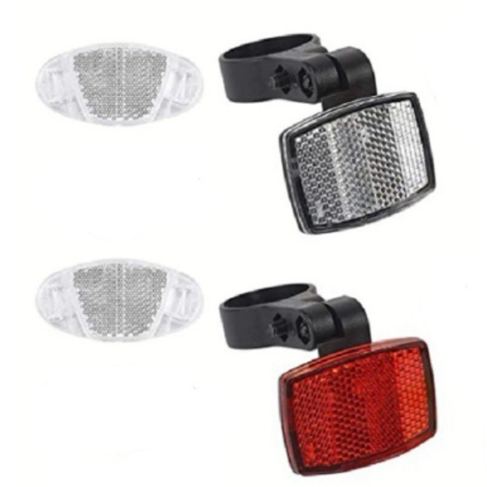 スポークリフレクター自転車フロントリアアクセサリー自転車バイ - Spoke Reflector Set のレビューと価格