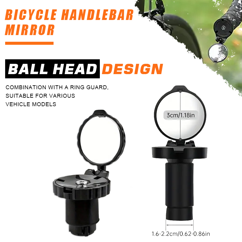 NPY 2026自転車ミニハンドルバーリアビューミラー調整可 - Mirror Handlebar Convex のレビューと価格