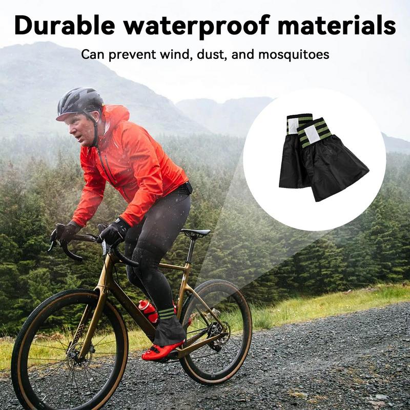 男性用の調節可能なレッグゲートル、低防水トレイルブーツ、拡張 - Cycling Commuter Shoes のレビューと価格