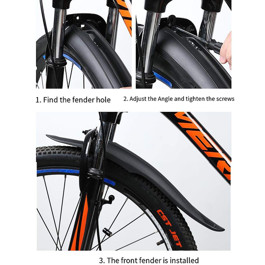 マウンテンバイクフェンダーセット MTB 26-29 インチ - Fender Mudguard Set のレビューと価格