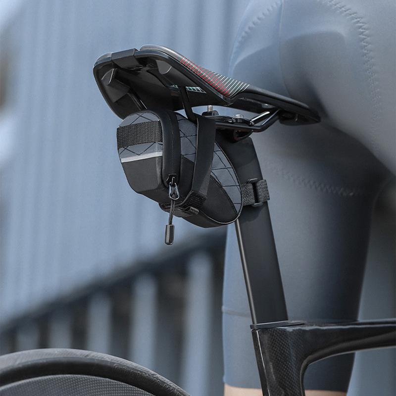 自転車用サドルバッグ,反射ストリップ付き,防水,サイクリング - Saddle Bag Under Seat のレビューと価格
