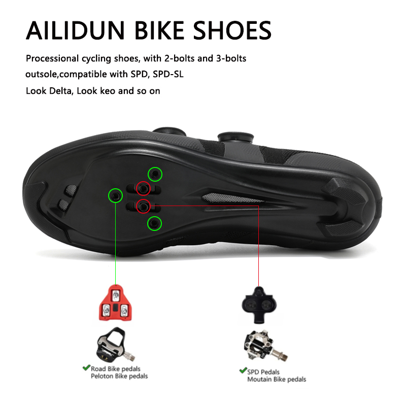 スピードサイクリングスニーカーロードバイクシューズ男性女性ス - Cycling Commuter Shoes のレビューと価格