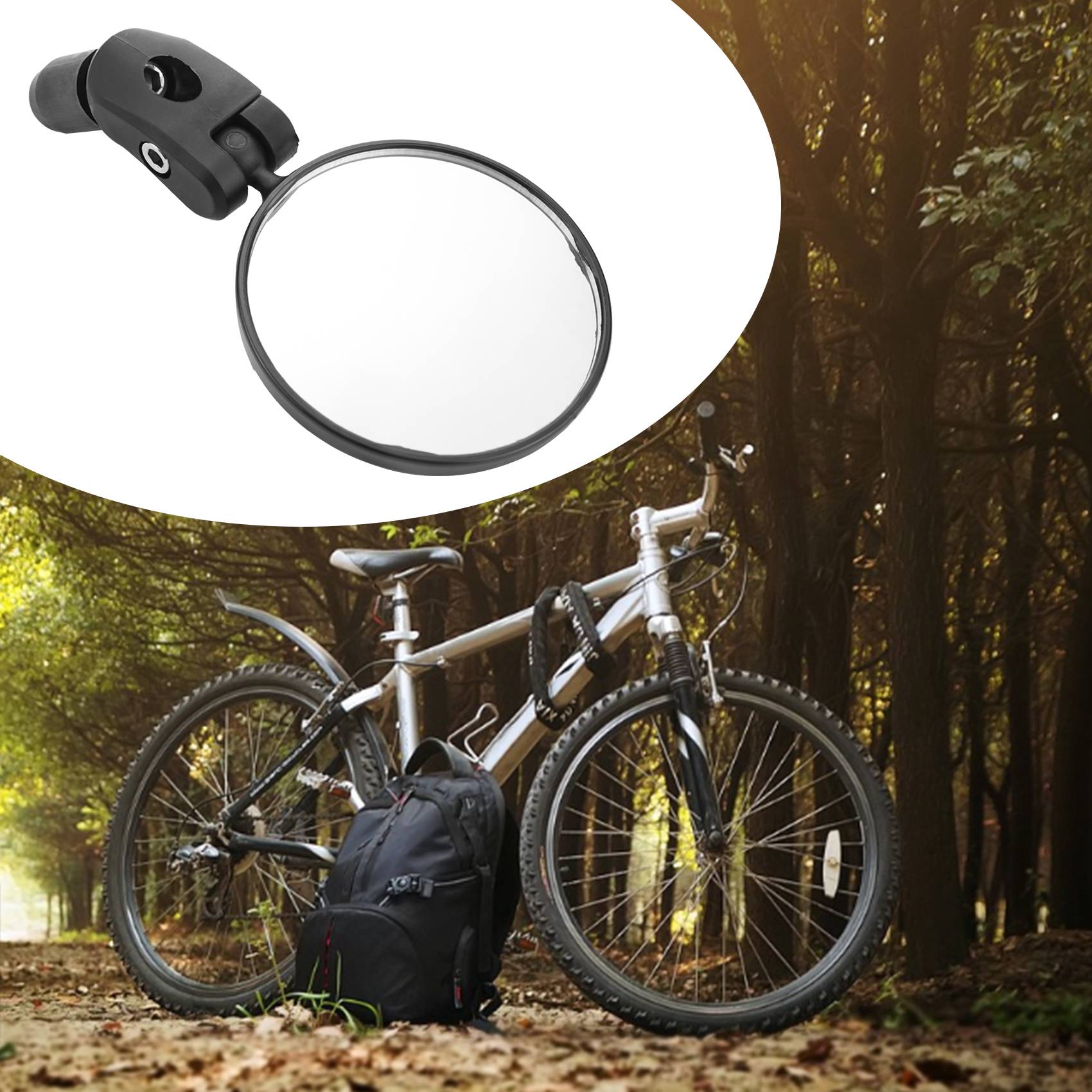 AEB0-バイクミラー、自転車サイクリング用バックミラー、安 - Mirror Handlebar Convex のレビューと価格