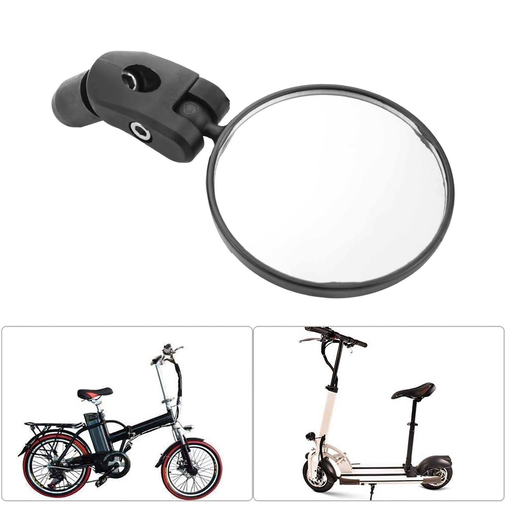 AEB0-バイクミラー、自転車サイクリング用バックミラー、安 - Mirror Handlebar Convex のレビューと価格
