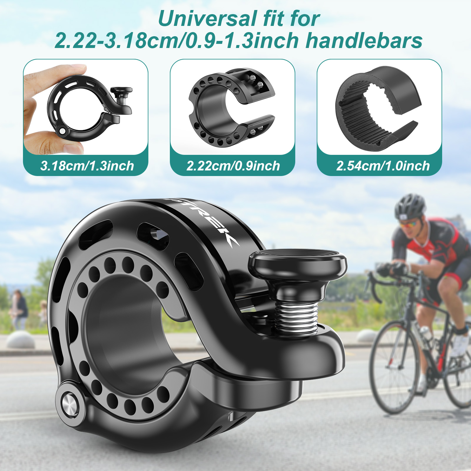自転車ベルサイクリングホーンステンレス自転車ベルハンドルバー - Bell Handlebar Ring のレビューと価格