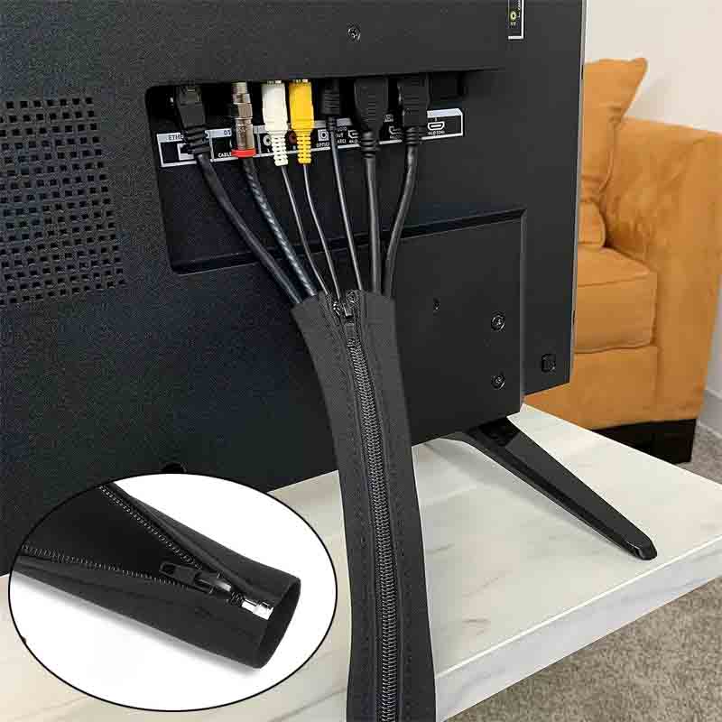 1/2/4 個の柔軟なケーブル管理スリーブ コードオーガナイ - Cable Lock Flexible のレビューと価格