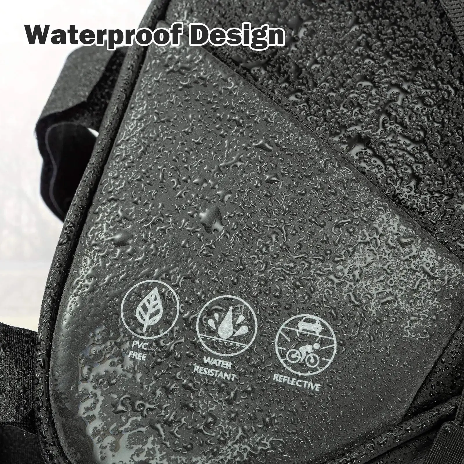 自転車サドルバッグ防水自転車リアシート下収納袋ウォーターボト - Saddle Bag Under Seat のレビューと価格