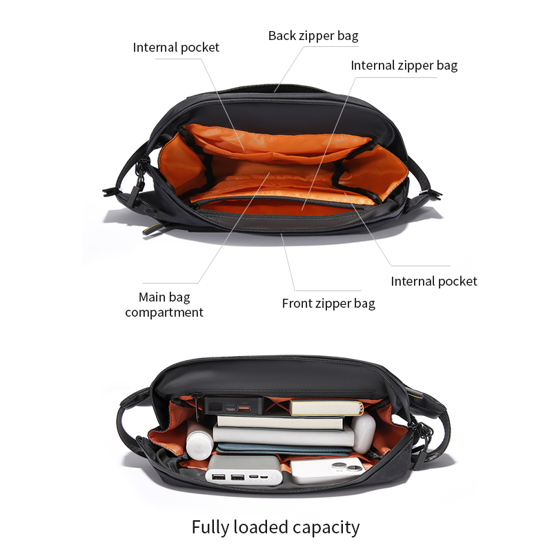TANGCOOL プレミアム防水スリングバッグ 大容量 盗難 - Cycling Commute Bag のレビューと価格